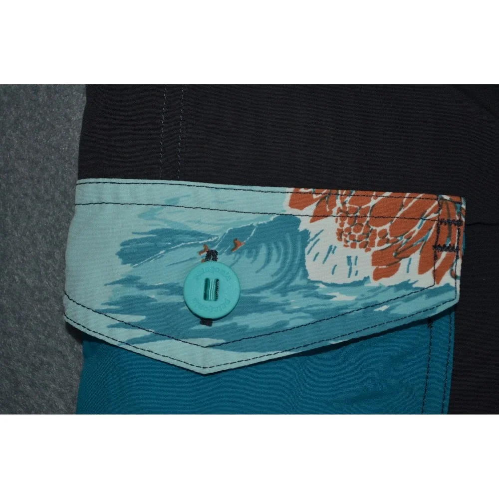 Patagonia M's Patch Pocket Wavefarer Board Shorts Size 35 - 9